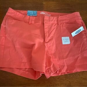 Old Navy Women's Coral Shorts NWT 10 pink pixie